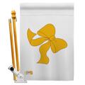 Cosa 28 x 40 in. Yellow Ribbon Military Impressions Decorative Vertical House Flag Set CO3244833
